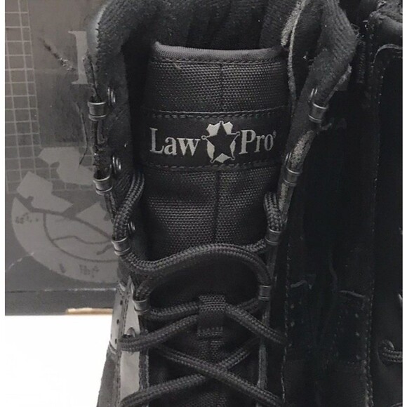 LawPro by Quartermaster 8" Dispatch Duty 2.0 Men's 10M Black Side Zip Boots NEW - Picture 13 of 15
